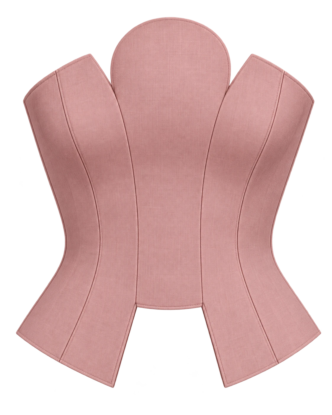The Petal Corset in Dusty Rose